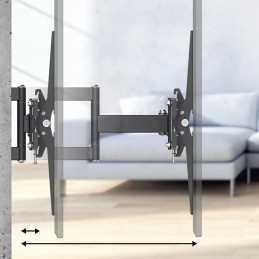 Hama TV Wall Bracket Tilt 191 cm (75") up to 40 kg