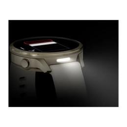 Garmin Venu 4 41mm Lunar Gold with Bone Silicone Band