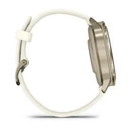 Garmin Venu 4 41mm Lunar Gold with Bone Silicone Band