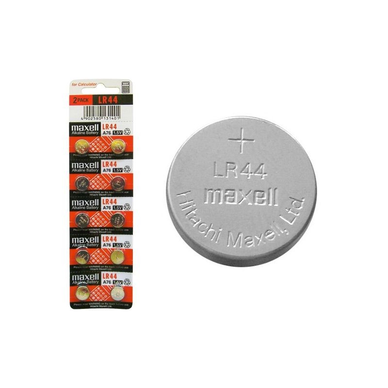 Maxell LR44 Alkáli Gombelem 10db/csomag
