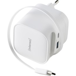Intenso Compact Fast Charger 65W USB-C/USB-A White