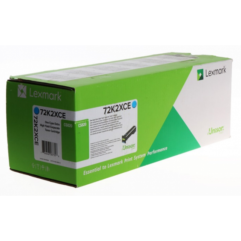 Lexmark [CS820] 72K2XCE kék eredeti 22k toner