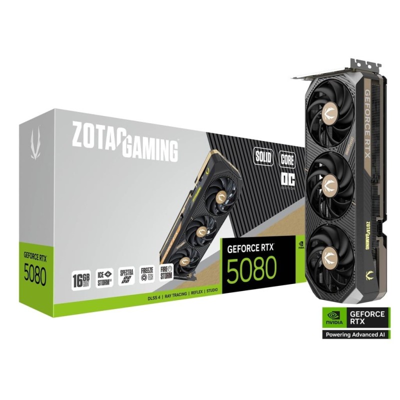 Zotac GeForce RTX5080 16GB DDR7 Solid Core OC
