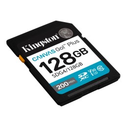 Kingston 128GB Canvas Go Plus Gen4 Class 10 UHS-I U3 V30