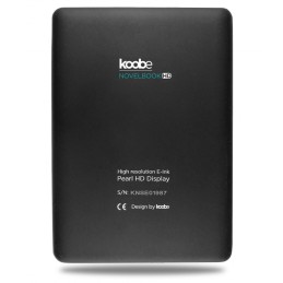 Koobe NovelBook HD Shine 6" E-book olvasó 8GB Black + Bekool E-book olvasó tok 6" Black