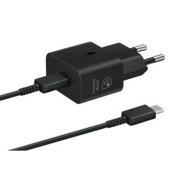 Samsung 25W PD Power Adapter with USB-C cable Black