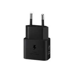 Samsung 25W PD Power Adapter with USB-C cable Black