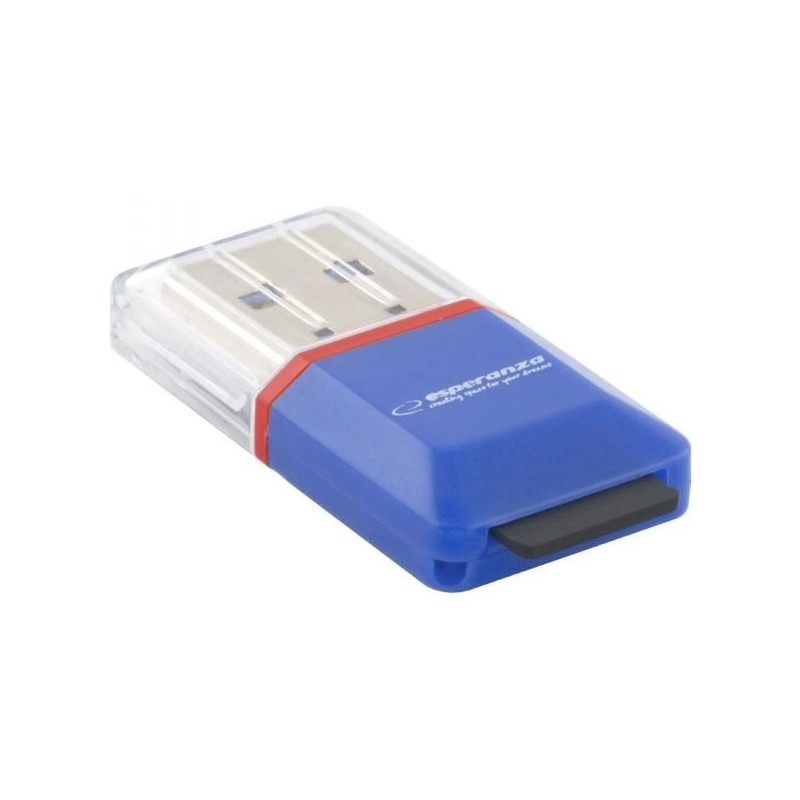 Esperanza EA134 MicroSD Card Reader Blue