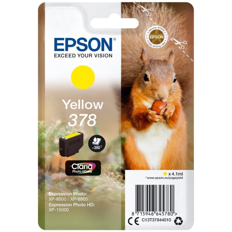 Epson T3784 sárga eredeti tintapatron