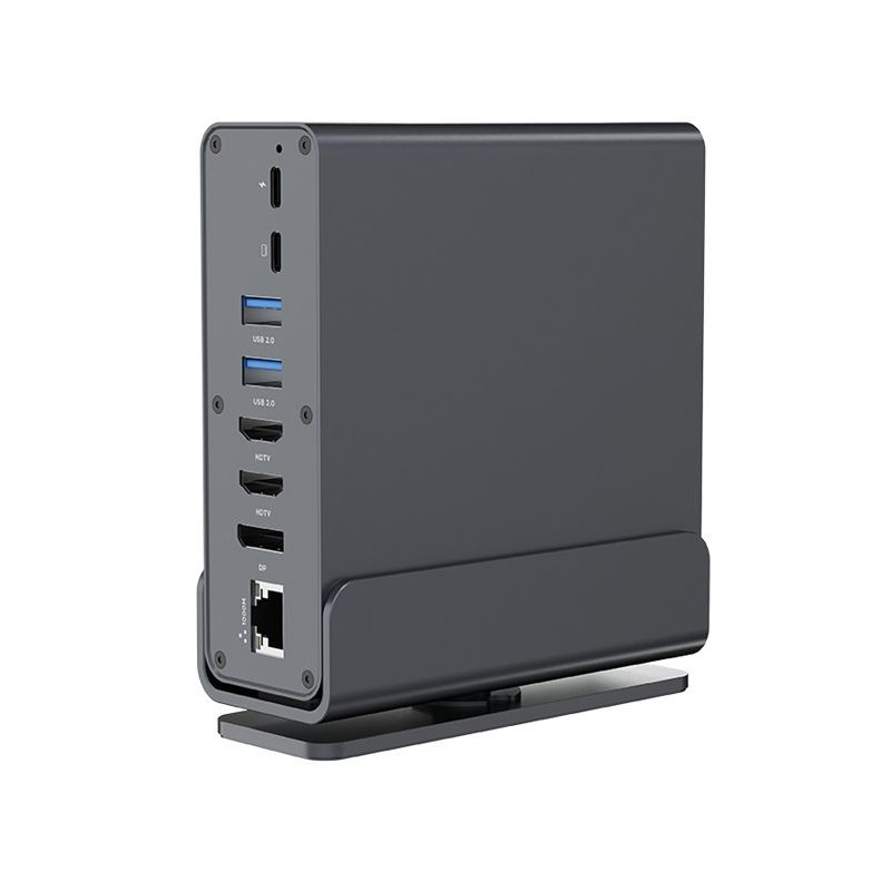 Gembird A-CF-COMBO15-01 USB Type-CF 15-in-1 Multi-Port Adapter Space Grey