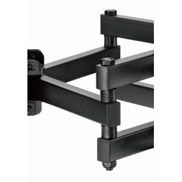 Gembird WM-80ST-03 Full-motion TV wall mount 37”-80” Black