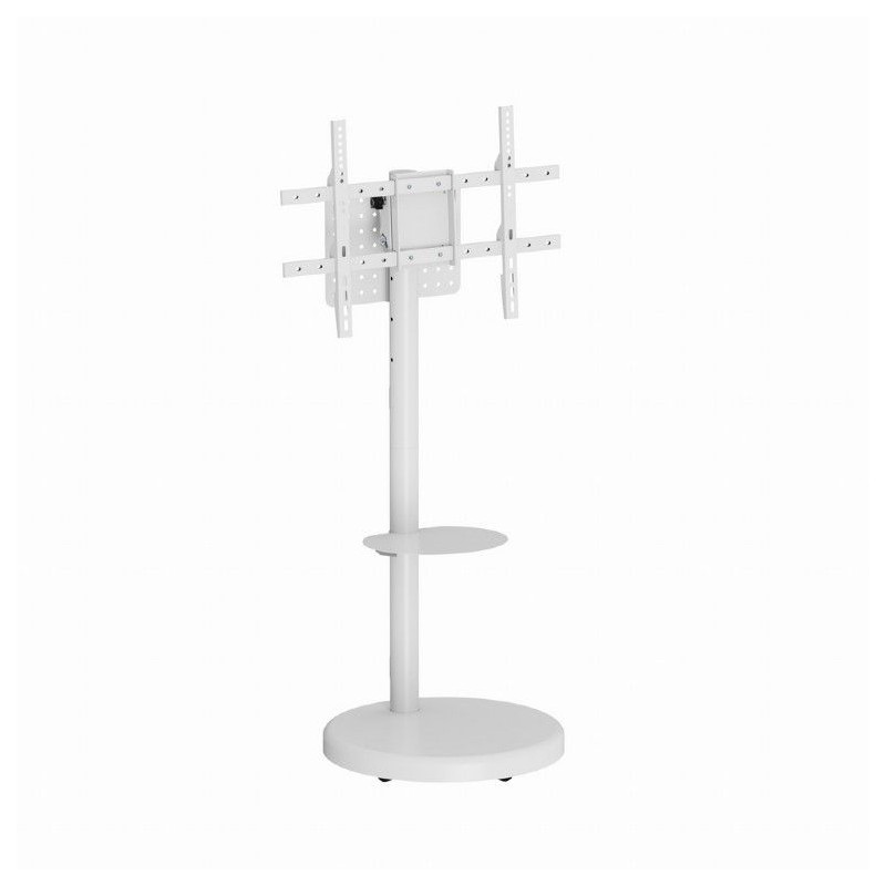 Gembird TVS-86TR-01-W TV floor stand  37"-86" White