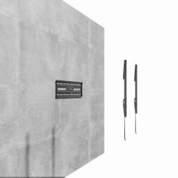 Gembird WM-75F-02 TV wall mount (fixed) 32”-75” Black