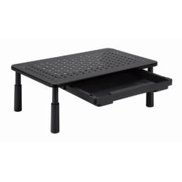 Gembird MS-TABLE-D-01 Adjustable monitor stand with drawer