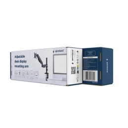 Gembird MA-DA1P-02 Adjustable desk display mounting arm 17"-32" Black