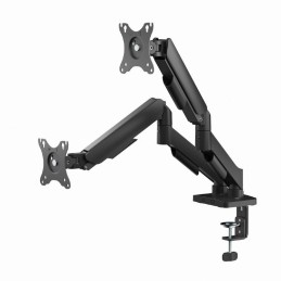 Gembird MA-DA2U-01 2-Display Mounting Arm with USB ports 17”-32” Black