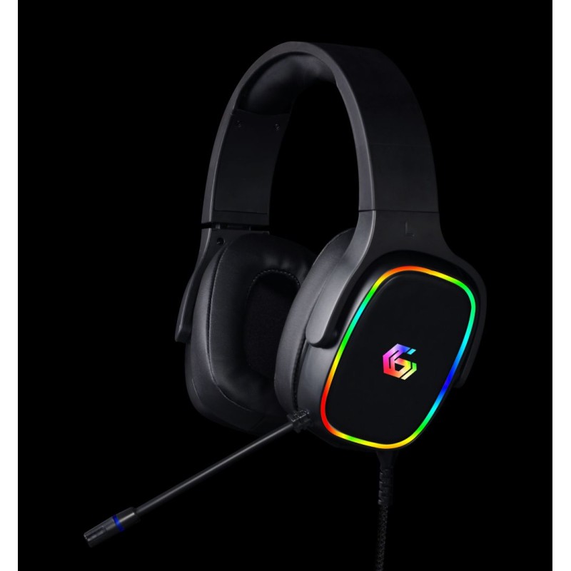 Gembird USB 7.1 Surround Gaming Headset with RGB Black