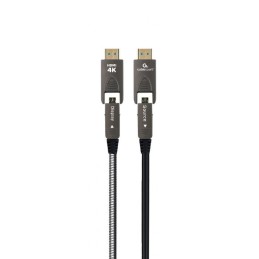 Gembird CCAP-HDMIDD-AOC-10M Active Optical AOC High speed HDMI D-A cable with Ethernet AOC Premium Series 10m Black