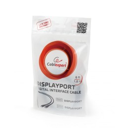 Gembird DisplayPort 1.2 - DisplayPort 1.2 M/M 4K cable 1,8m Black