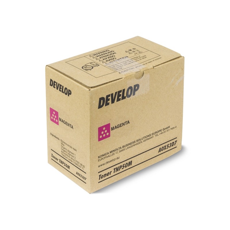 Develop ineo+ 3100 [TNP50M] magenta eredeti toner (A0X53D7)