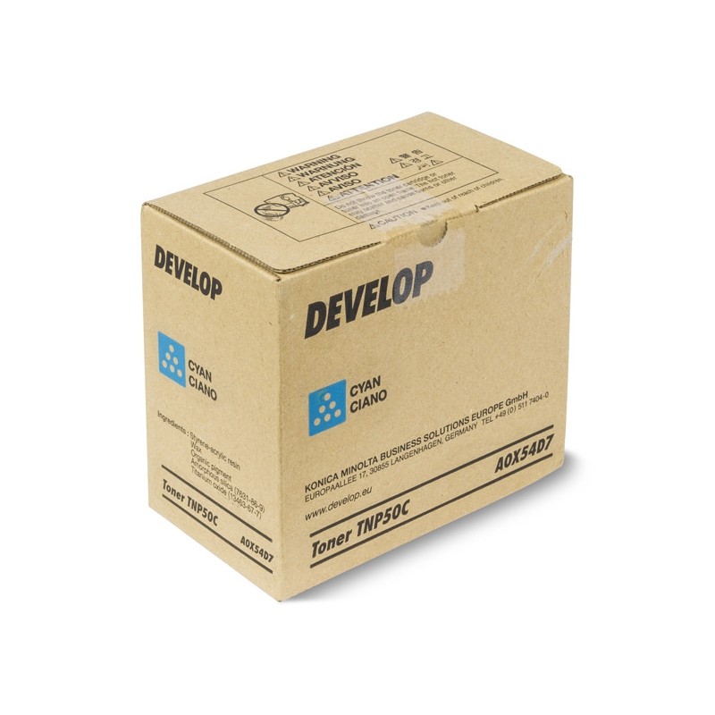 Develop ineo+ 3100 [TNP50C] kék eredeti toner (A0X54D7)