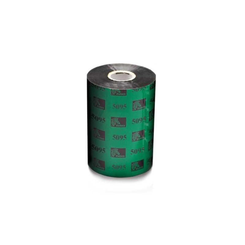 Zebra 5095 fekete eredeti gyantás címkeszalag csomag (6db, 131mm x 450m, 05095BK13145)