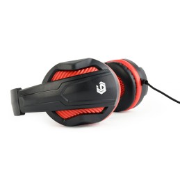 Gembird GHS-03 Gaming Headset Matte Black/Red
