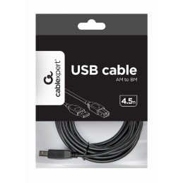 Gembird CCP-USB2-AMBM-15 USB 2.0 A-plug B-plug 15ft cable 4,5m Black