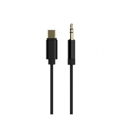 Gembird CCA-CM3.5M-1.5M USB type-C to stereo 3.5 mm AUX cable 1,5m Black