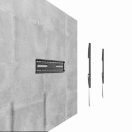 Gembird WM-86F-01 TV wall mount (fixed) 37”-86” Black