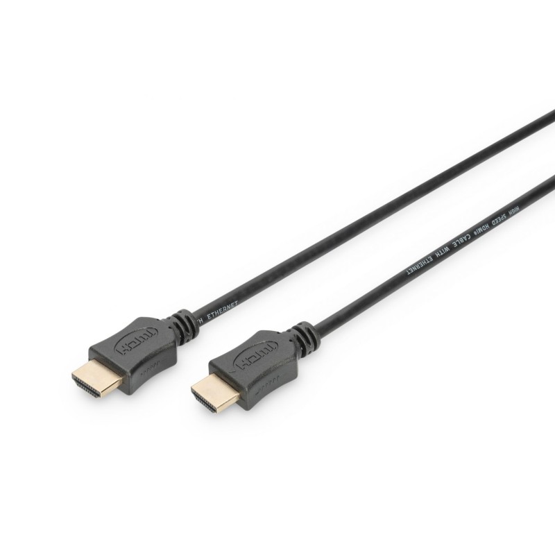 Assmann HDMI Standard connection cable, type A 5m Black