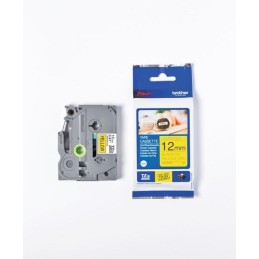 Brother TZE-631S sárga alapon fekete eredeti feliratozó szalag (12mm x 4m)