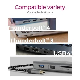 Raidsonic Icy Box IB-DK4012-CPD 9in1 USB Type-C DockingStation Black