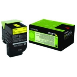 Lexmark [702XY] 70C2XY0 sárga eredeti toner