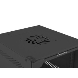 Lanberg 10" 4U Falra szerelhető Rackszekrény Black