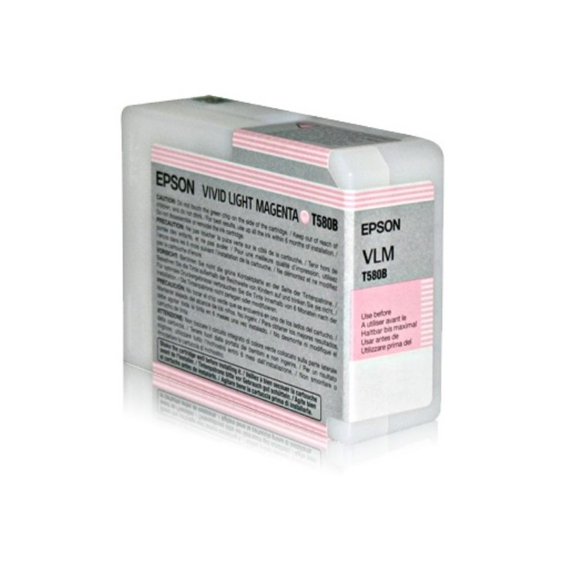 Epson T580B világos magenta eredeti tintapatron