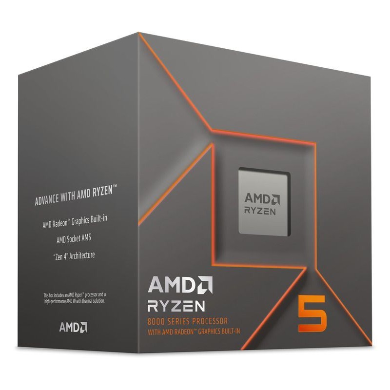 AMD Ryzen 5 8500G 3,5GHz AM5 BOX (Ventilátor nélkül)
