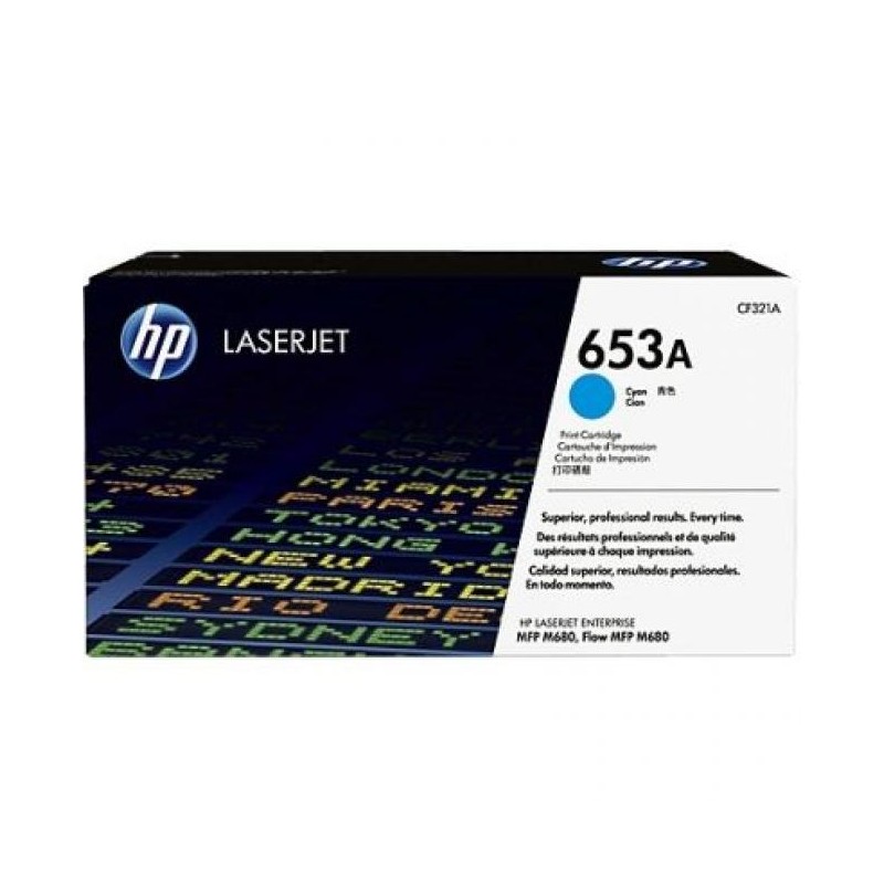 HP CF321A (653A) fekete eredeti toner