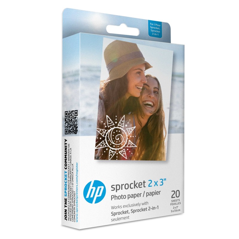 HP Sprocket Zink eredeti fotópapír (2x3&quot, 20 lap, HPIZ2X320)