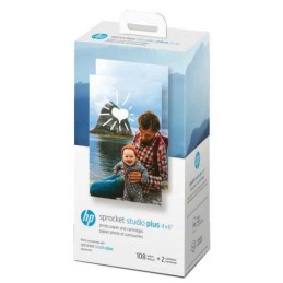 HP Sprocket Studio PLUS eredeti tintapatron + fotópapír (4x6&quot, 108 lap, HPIS4X6C108)