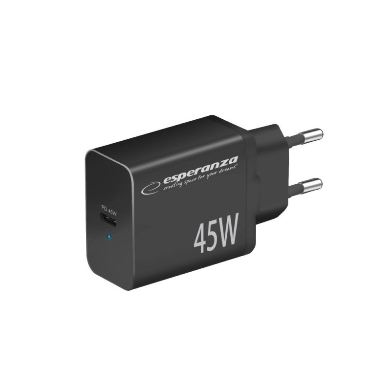 Esperanza EZC108K Quick Power Charger 45W USB-C Black