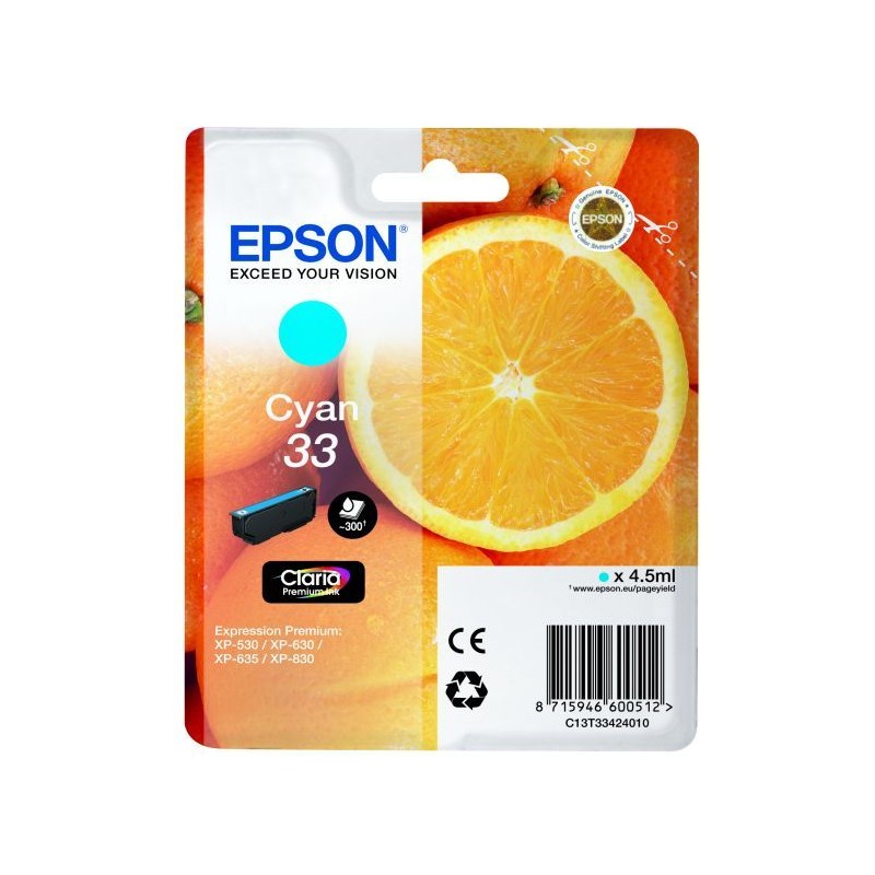 Epson T3342 kék eredeti tintapatron