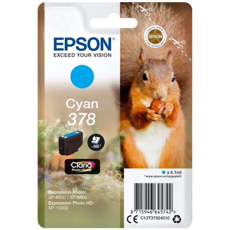 Epson T3782 kék eredeti tintapatron