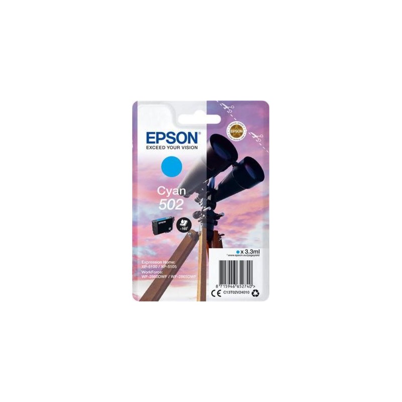 Epson T02V2 (502) kék eredeti tintapatron