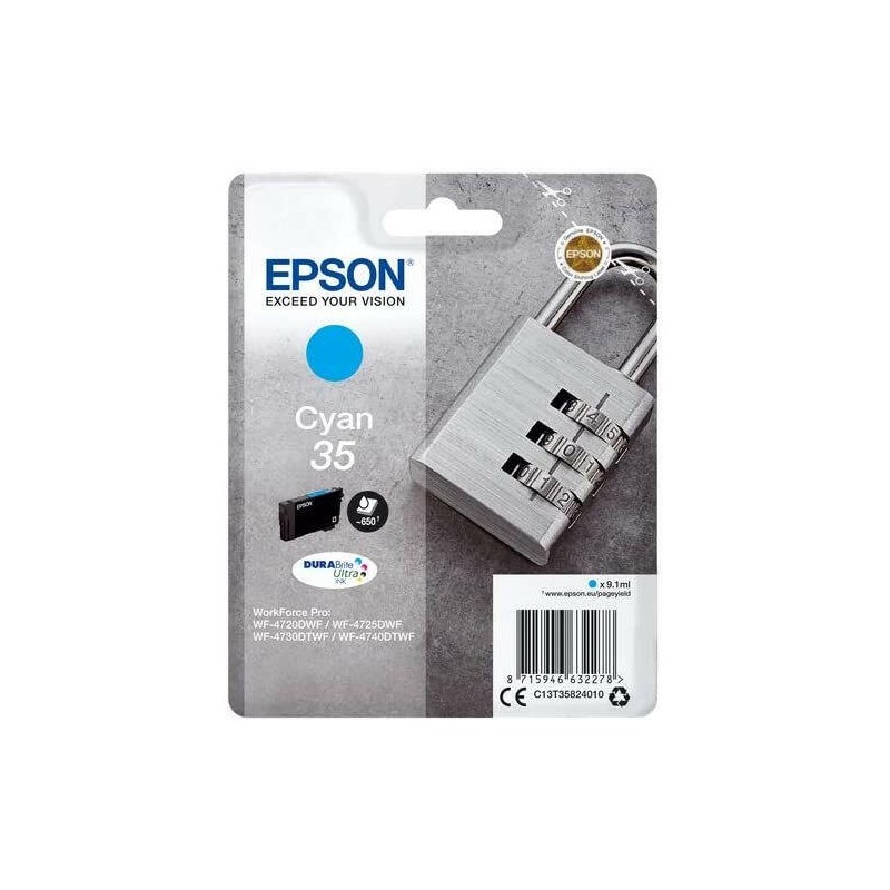 Epson T3582 (35) kék eredeti tintapatron
