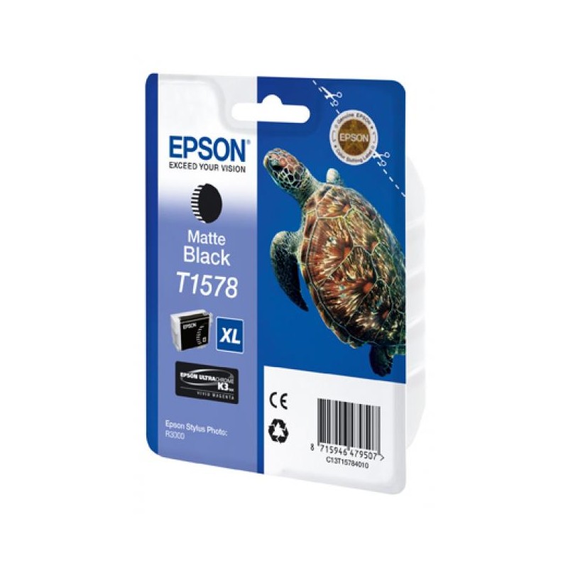 Epson T1578 matt fekete eredeti tintapatron