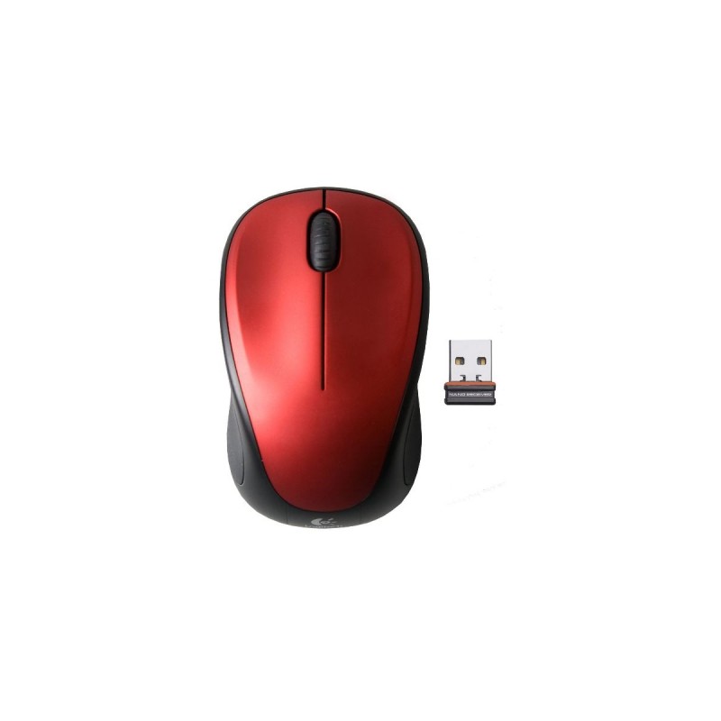 Logitech M235 Wireless Mouse Red