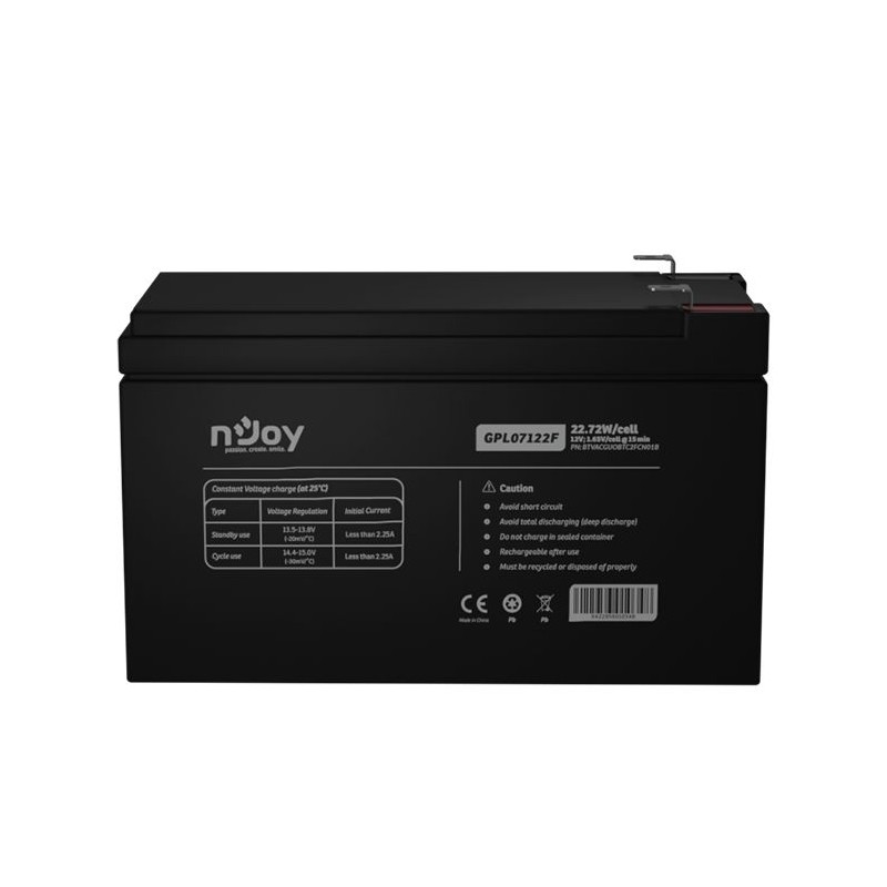 Njoy 12V/7Ah szünetmentes akkumulátor 1db/csomag