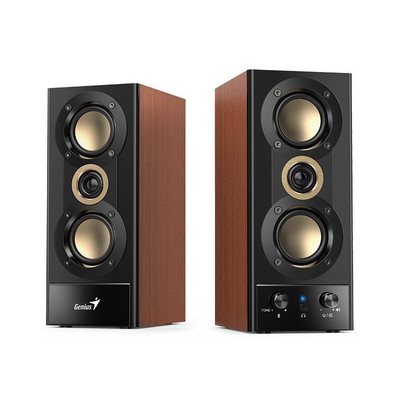 Genius SP-HF800BT Bluetooth Speaker Wood