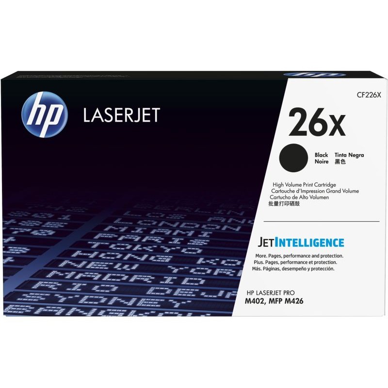 HP CF226X (26X) Black toner